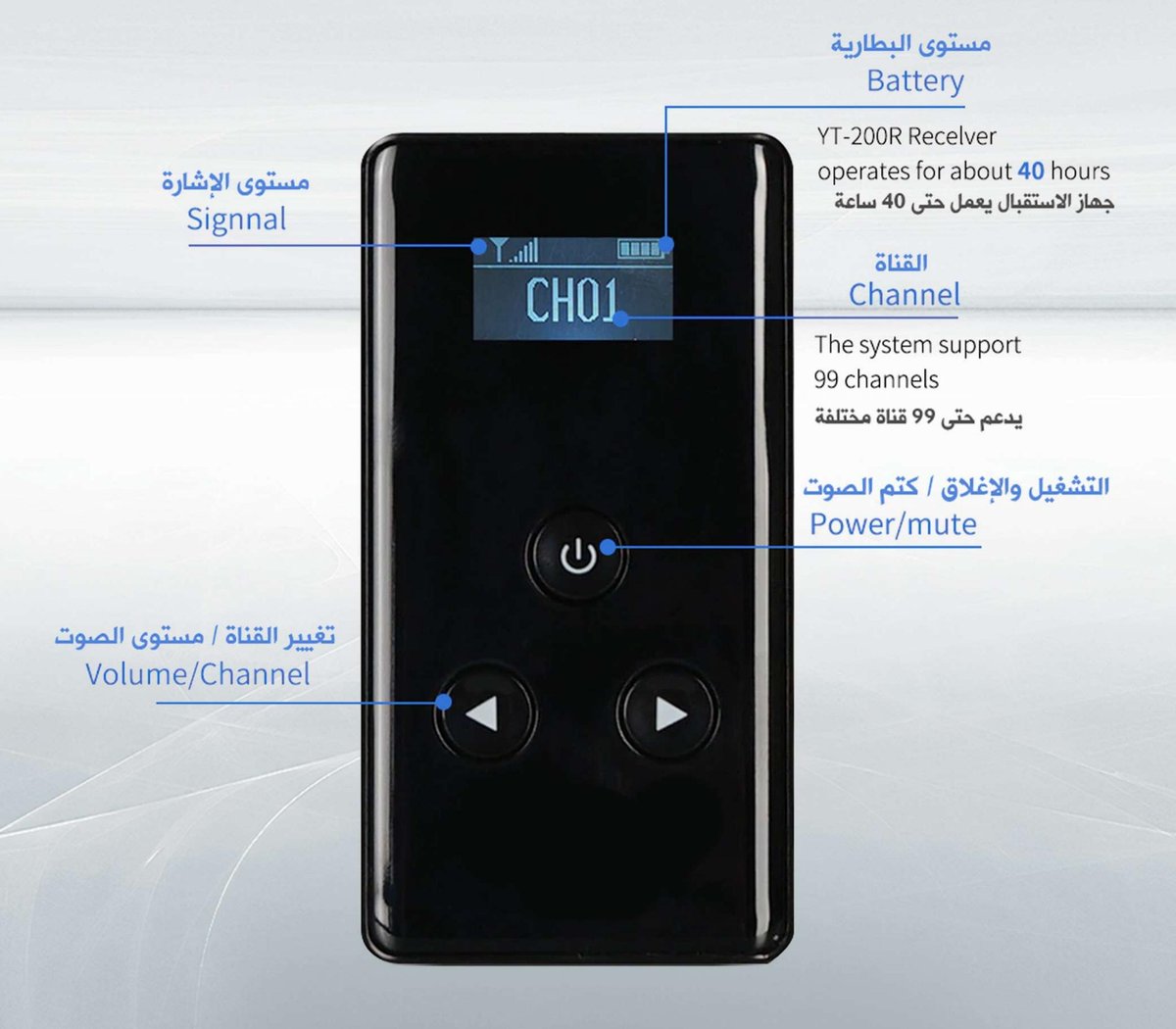 جهاز الاستقبال YT200R