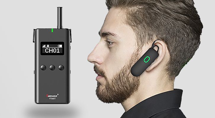 جهاز الإرسال YT500T وسماعة الأذن اللاسلكية